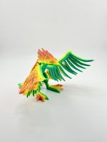 Articulated Phoenix sculpture - Multi-Color-3D printed figure for collectors and mythology enthusiasts