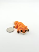 3D Printed Mini Flexi Animals - Articulated figures in various colors for collectors and kids