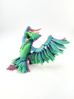 Articulated Phoenix sculpture - Multi-Color-3D printed figure for collectors and mythology enthusiasts