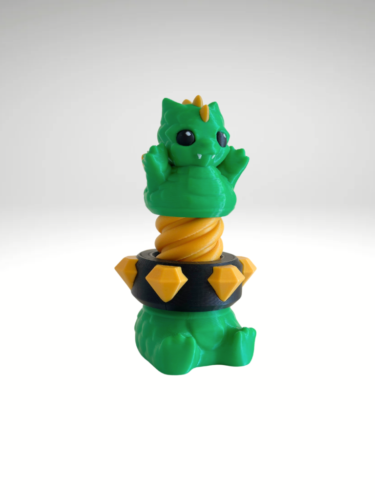 3D-printed-dinosaur-shaped-fidget-toy-with-mechanical-bolt-feature-on-a-clean-surface.