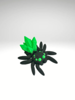 A-3D-printed-crystal-spider-figurine-in-black-and-green-featuring-intricate-details-and-a-translucent-gem-like-finish.