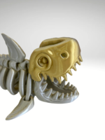 A-3D-printed-shark-skeleton-figurine-with-intricate-details-and-a-sleek-realistic-design.